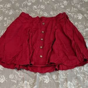 Modcloth Red Skirt
